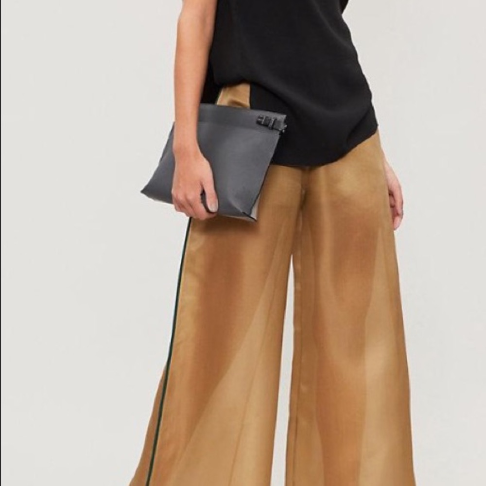 Semi-Sheer Organza Pants by Arje